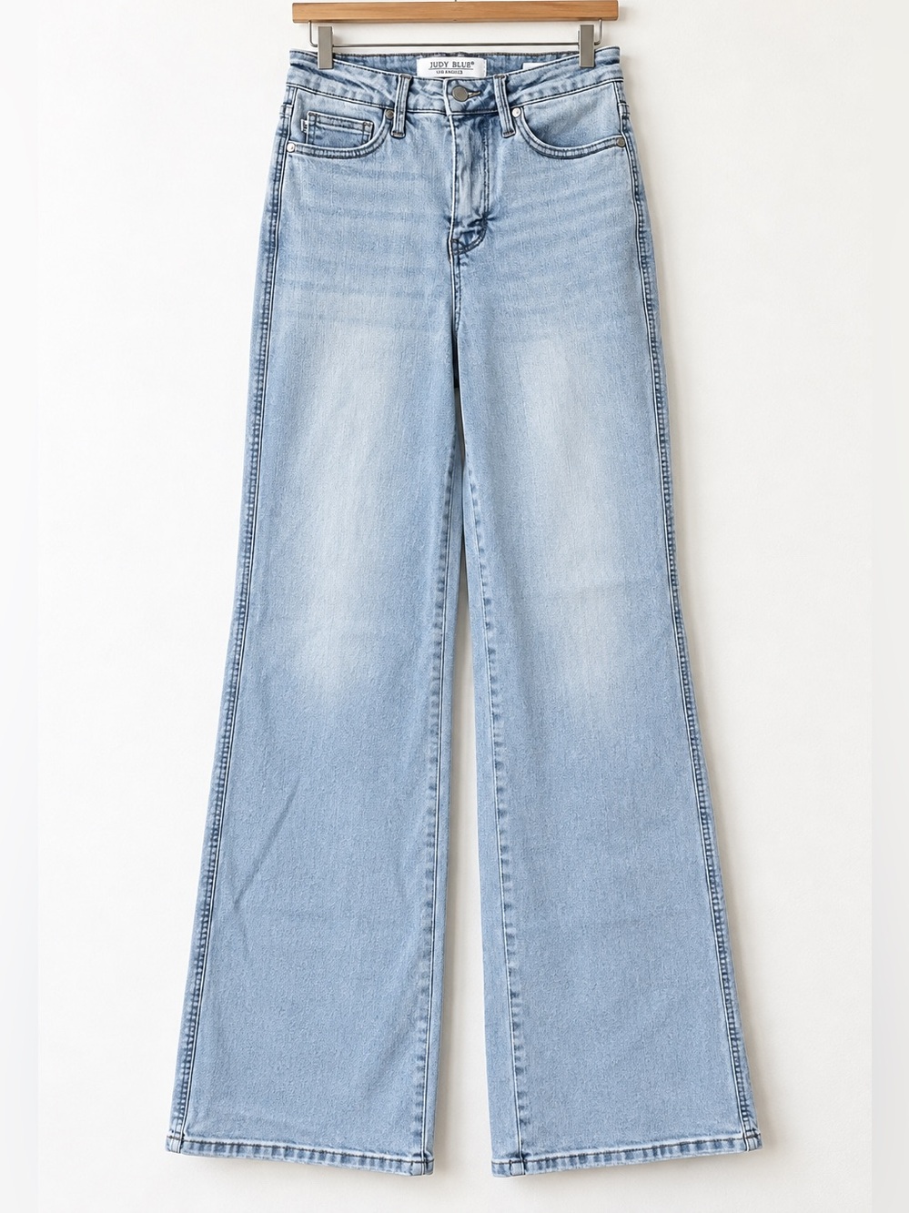 Judy Blue Straight leg Jeans Light Wash High Rise Stretch